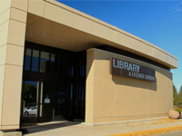 Exterior view of Burnhaven Library.