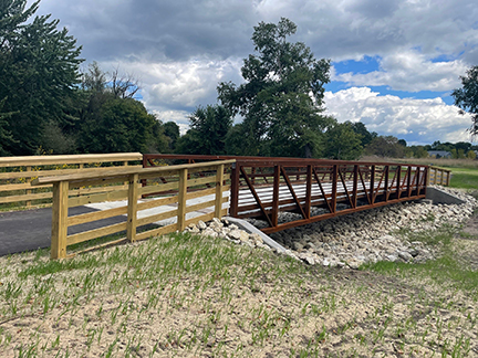 Vermillion River Greenway bridge.